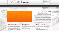 Desktop Screenshot of kim-brushes.com